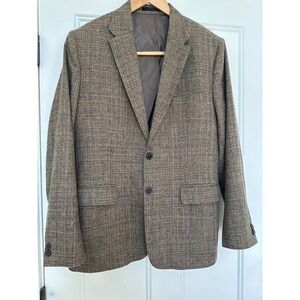 Studio Suits Jacket Mens 38 Blazer Tweed Sport Coat Casual Classic Traditional